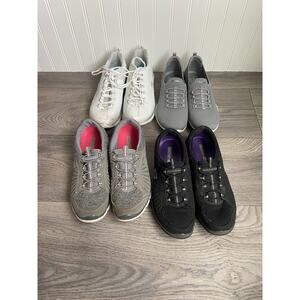Skechers Sneakers Shoe Bundle Women's 8.5, 4 pairs - atheltic, slip on, comfort